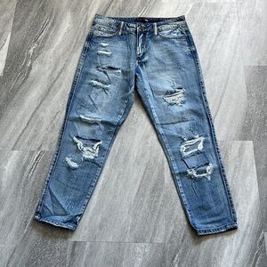 Ripped Fashion Nova capris size 3